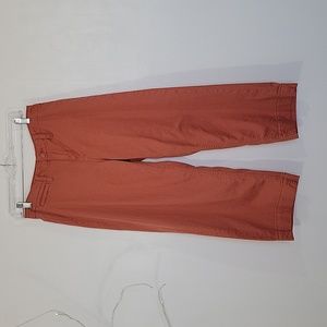 A New Day Orange Cropped Jeans SZ 6